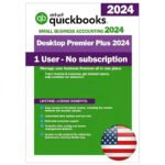 Intuit Desktop Premier plus 2024 USA 1 User - for win lifetime