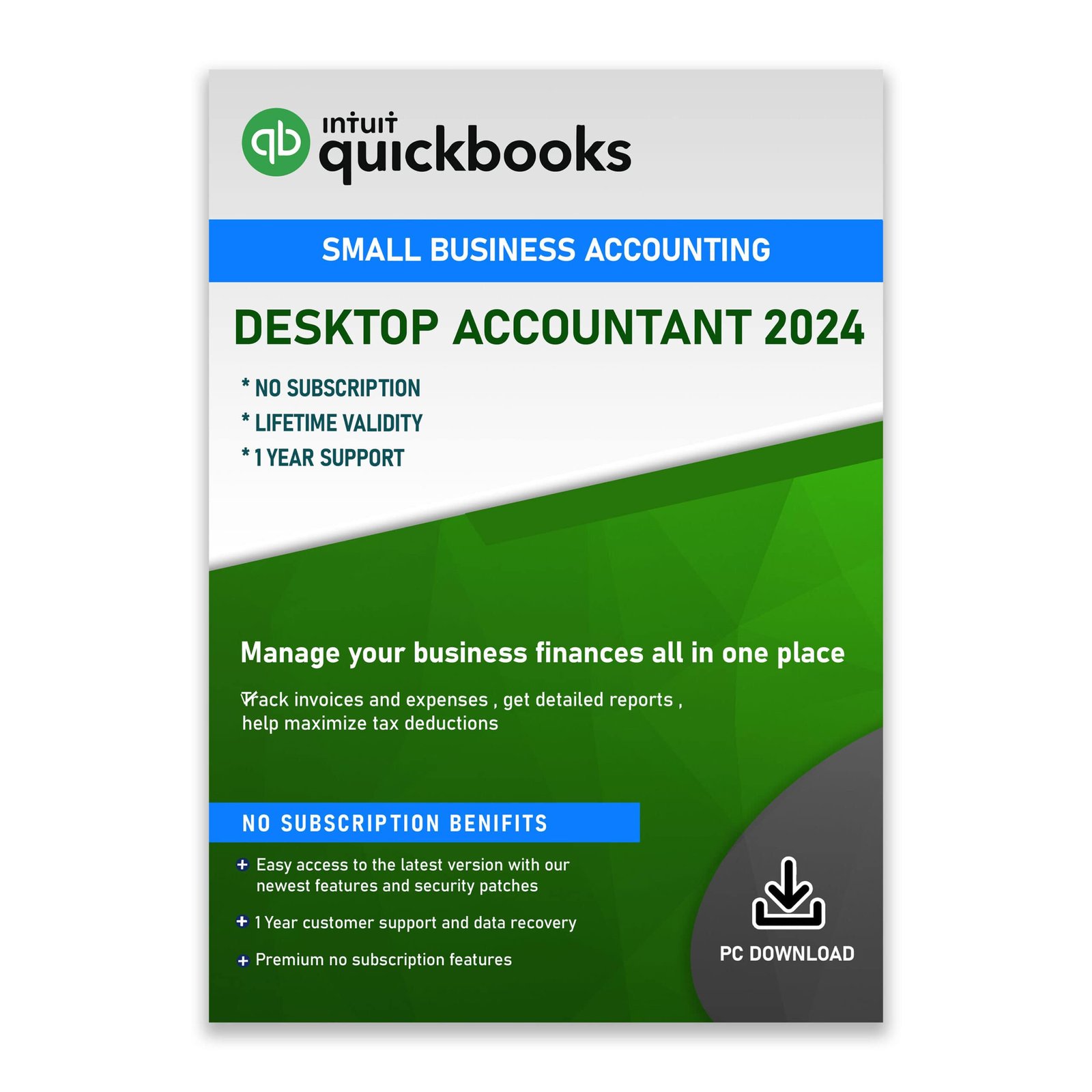 1USER_8e5bab82-ae83-4083-81b4-ff66ae019ef0 Intuit 2024 Desktop Accountant USA 1 User - lifetime - Image 1